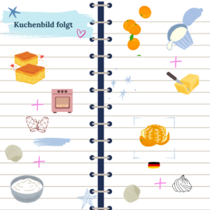 Moodbild der Friesischen Schmandtorte. Typisch norddeutsche Kuchenspezialität