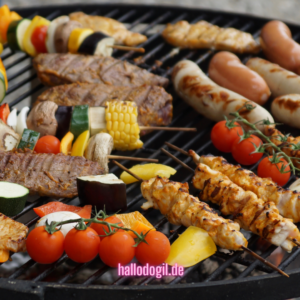 Im Hamburger Sommer kann man schön grillen.