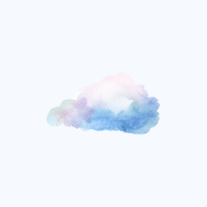 Vokabeln zum Thema Herbstwetter. Bild von einer dunklen Wolke. 